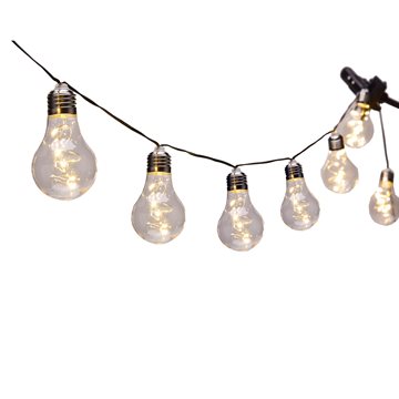 Maximus lyskæde med 10 dekorative LED pærer 