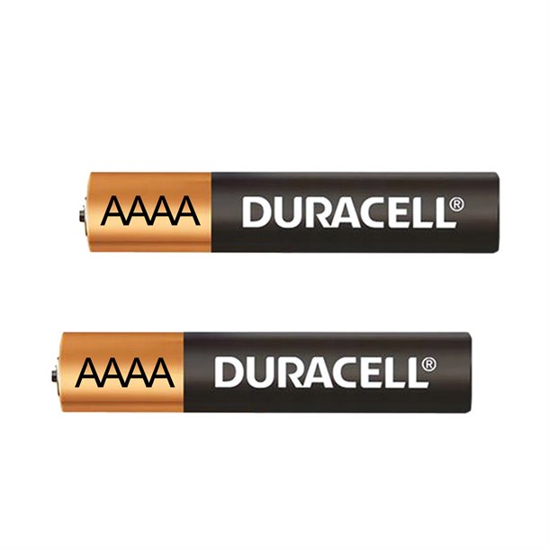 Duracell 2 stk. AAAA alkaline batterier / LR61/LR8D2425/MN2500/MX2500/E96 AAAA LR8D425 LR61