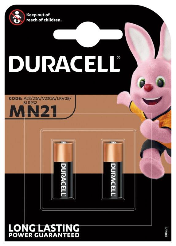 Duracell 2 stk. MN21 / 23A batterier 12V MN21