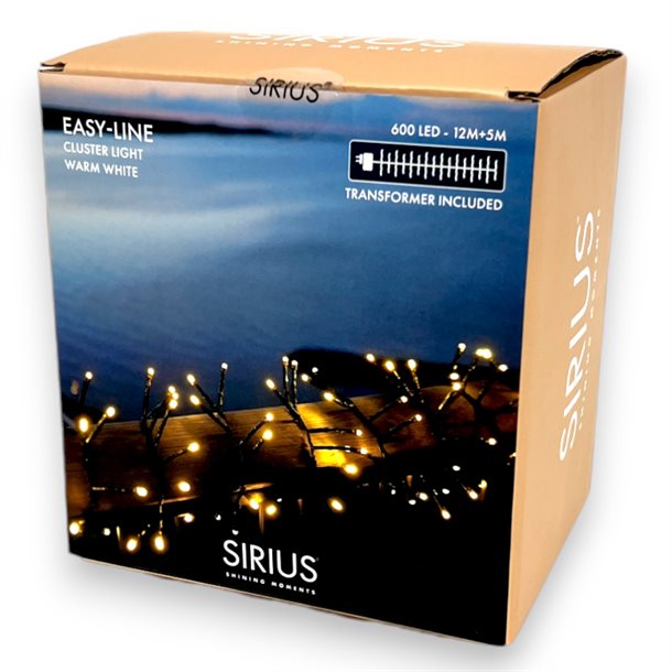 Sirius Easy-Line Cluster 600 LED, 12m 46402