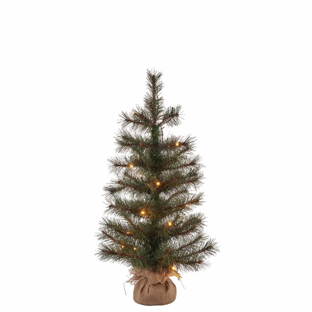Sirius Alvin juletræ med 20 Led lys i varm hvid 60 cm højt 51695  