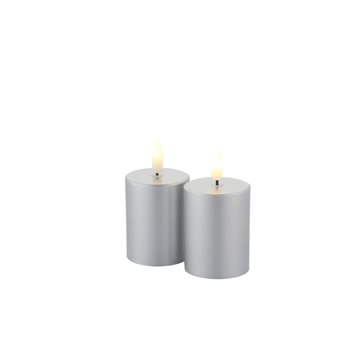 Sirius Sille Mini sølvfarvet 2 stk. Ø 5 x H 7 cm 80752