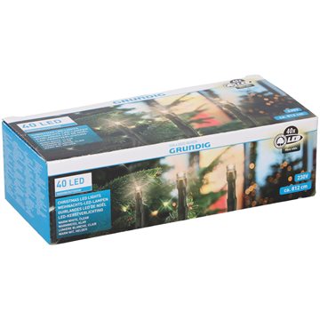 Udendørs lyskæde til 230V på 8,12 meter fra tyske Grundig Grun-871125206490