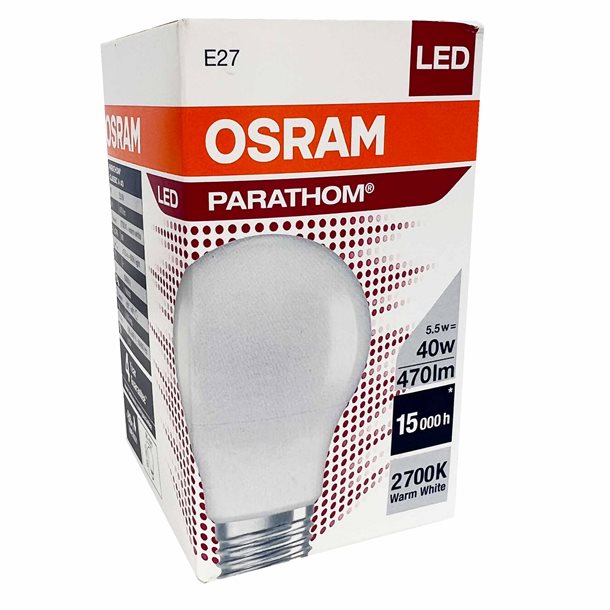 OSRAM LED-pære E27 470 lumen - (svarer til 40W) C11078463