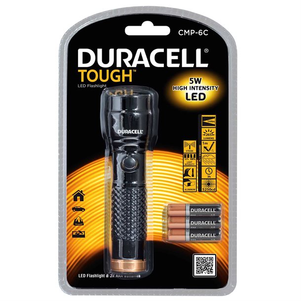 Duracell Tough CMP-6C - 5W CREE LED 265 lumen CMP-6C