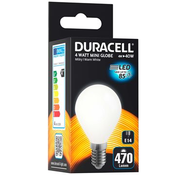 Duracell® - Milky LED krone pære med E14 fatning på 470 lumen - FM47M2N14C1