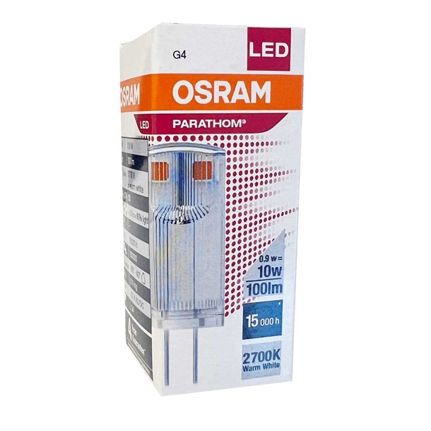 Osram G4 pin 0,9 watt 100 lumen - 12 Volt G4 G11027341C