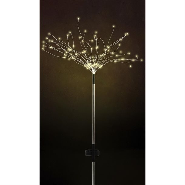 Firework - en dekorativ solcellelampe i varm hvid fra eZsolar GL1051EZ