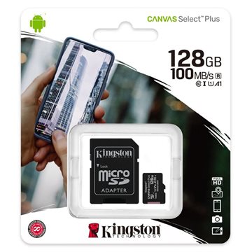 Kingston Canvas Select Plus microSD (microSDXC) 128GB class 10