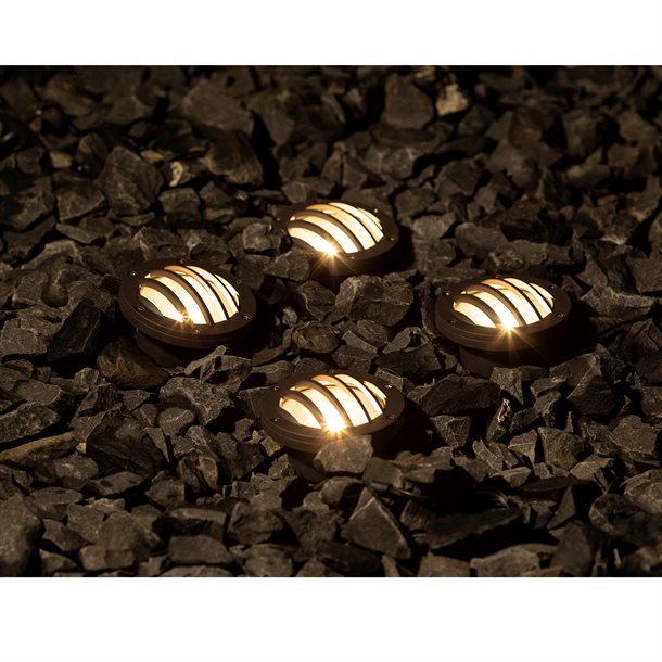 DURACELL startpakke med 4 jordspots inklusiv transformator LV701ORBT-DU  