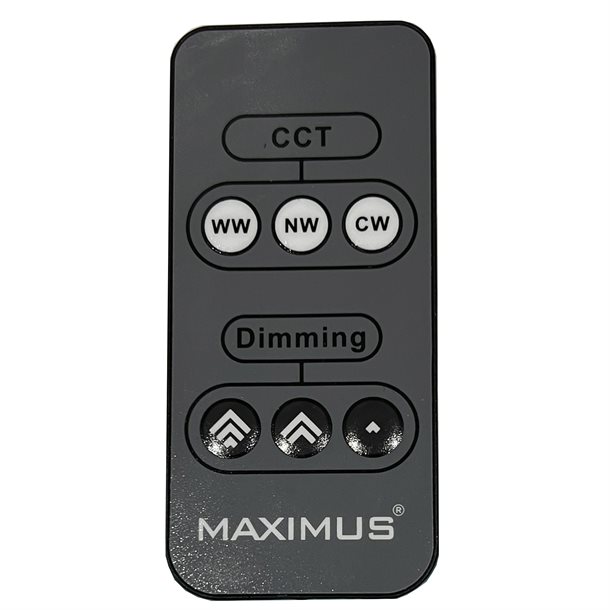 Maximus LED High Bay 100W IP65 industrilampe med fjernbetjening, lysdæmper og kelvinskift M-HV-HBY-005