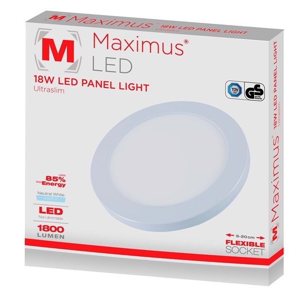 Maximus LED Slim Panel 1350 lm 225 x 18mm Flexible M-PAN-002