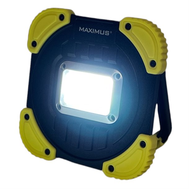 MAXIMUS Genopladelig arbejdslampe 1400 lumen med powerbank/USB M-WKL-018