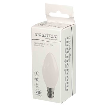  LED filament - hvid kerte pære E14 med 250 lumen -MDFC25M2N14C1  