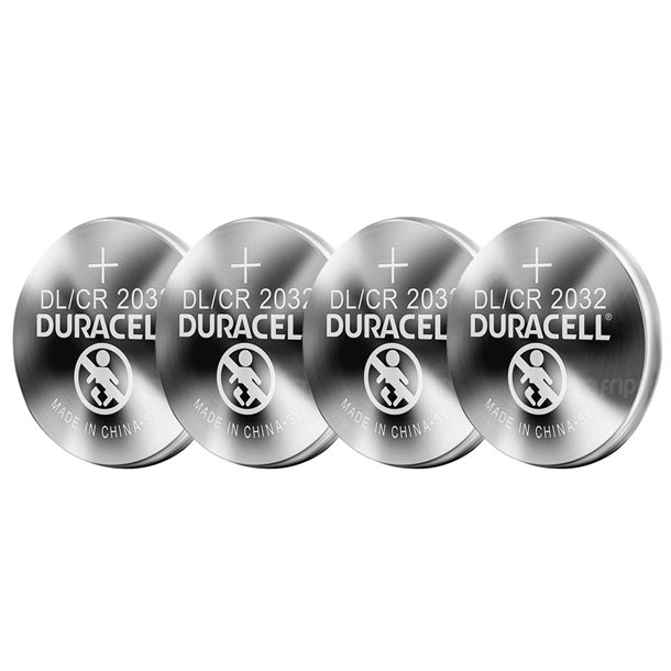 Duracell CR2032 batterier 4 stk.CR2032  