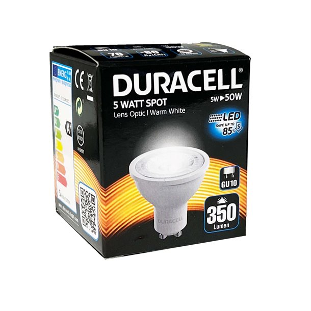 Duracell® LED GU10 spot 350 lumen - S110N10C1