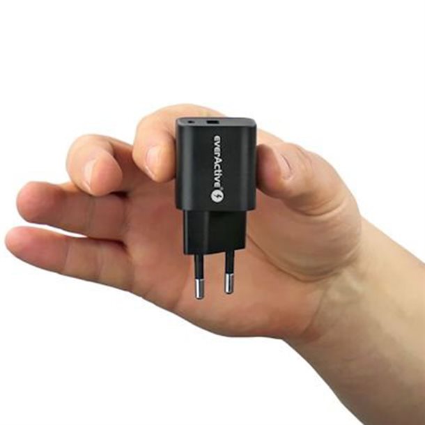 Intelligent USB hurtigoplader på 30 W på 2 x 3A - med 2 output 1 USB-A og 1 USB-C SC-390QB  