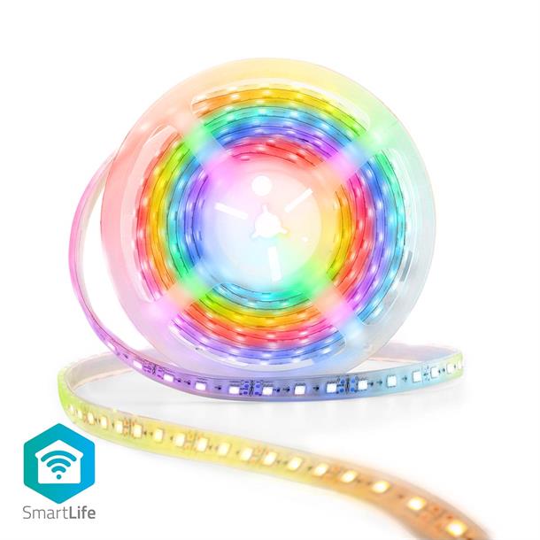 Wi-Fi styret udendørs flerfarvet RGB LED strip, 5 meter WIFILS51CRGB